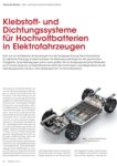 adhäsion KLEBEN & DICHTEN Ausgabe 7-8/19 – Klebstoff- und Dichtungssysteme für Hochvoltbatterien in Elektrofahrzeugen