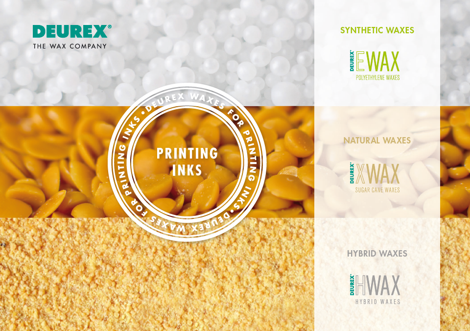 DEUREX waxes for printing inks