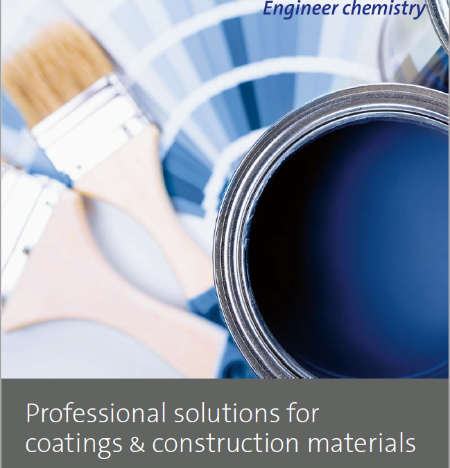 Professional solutions for coatings & construction materials